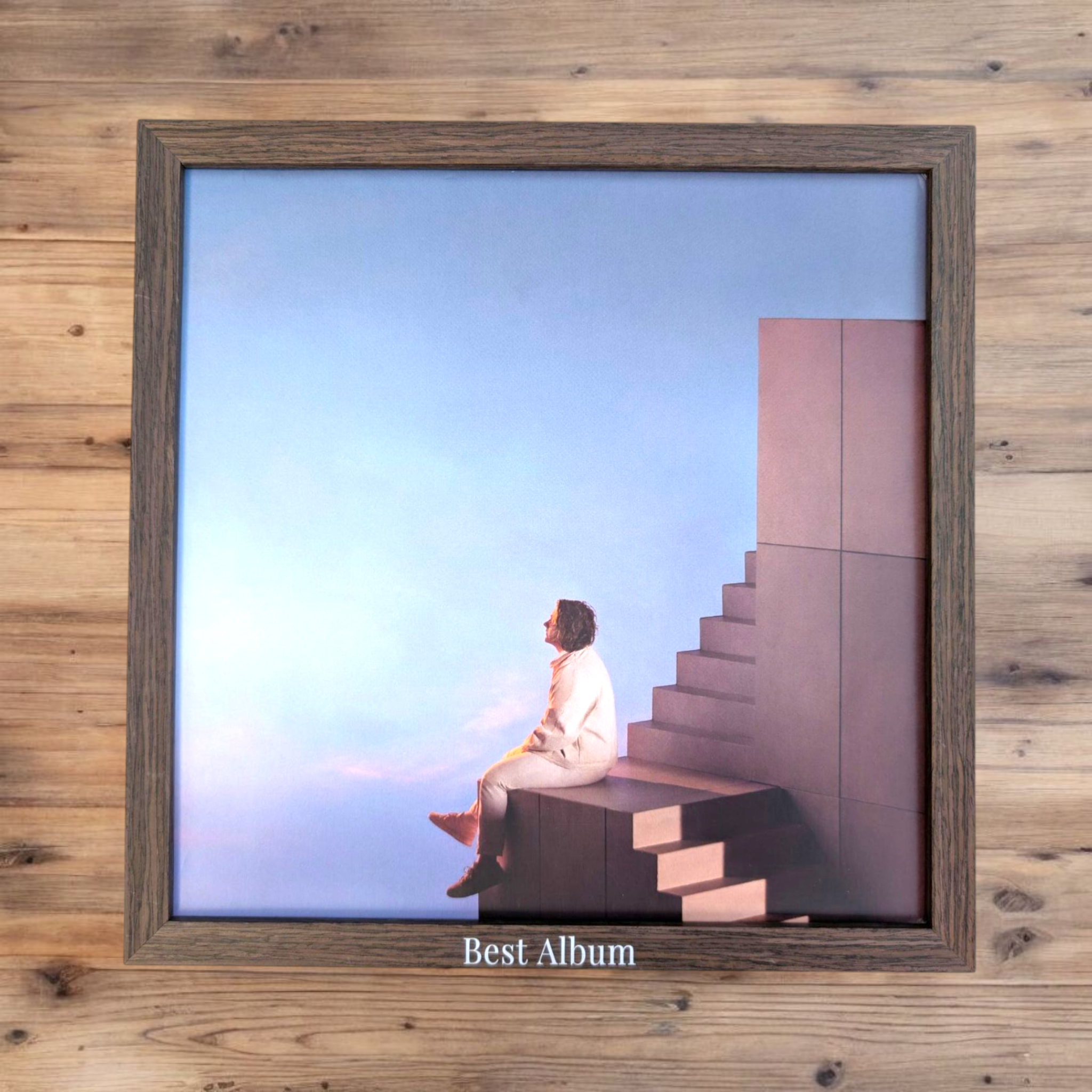 Lichte Houten LP-lijst