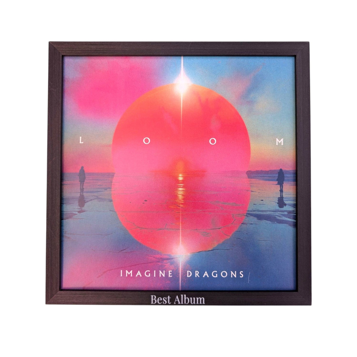 Zwarte Houten LP-lijst "Best Album" | Beatlist Vin Up