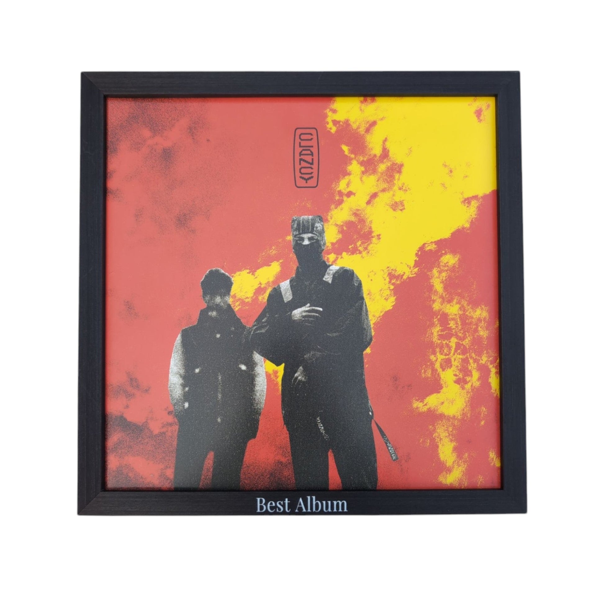 Zwarte Houten LP-lijst "Best Album" | Beatlist Vin Up