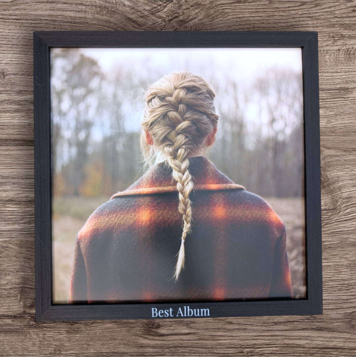 Zwarte Houten LP-lijst "Best Album" | Beatlist