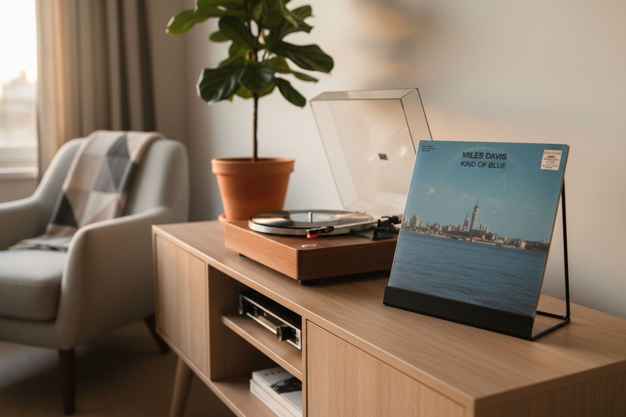 LP Houder: Van Rommelige Stapel naar Design Statement