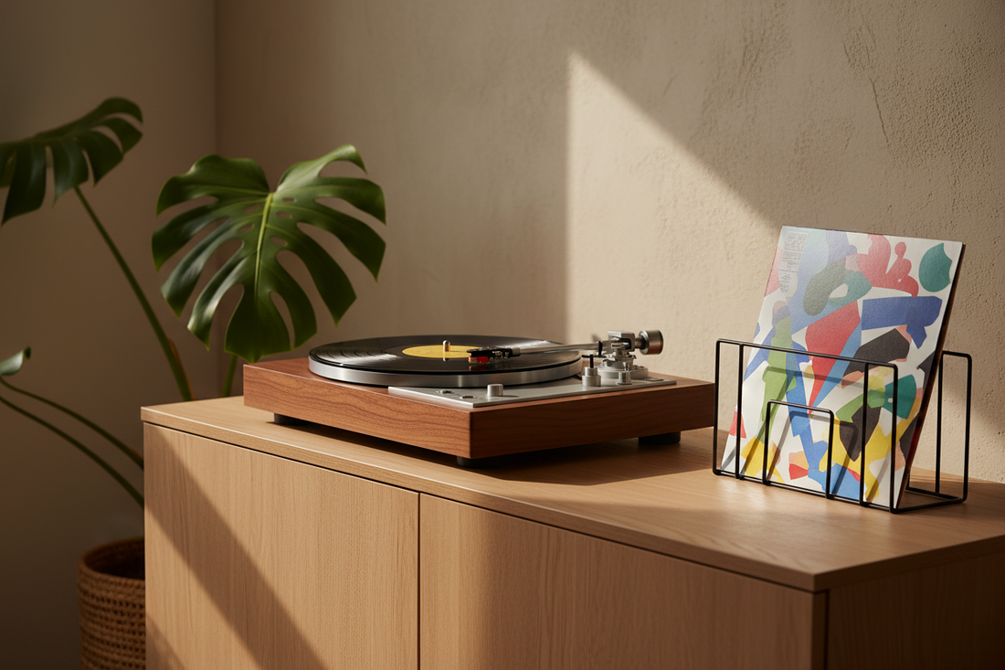 Japandi in de woonkamer: Hoe integreer je vinyl stijlvol in je interieur?