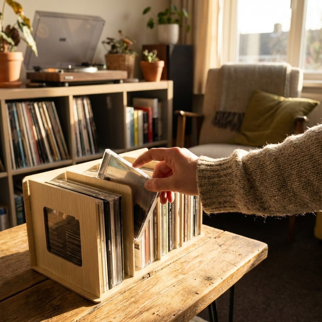 Bamboe CD Houder – Naturel