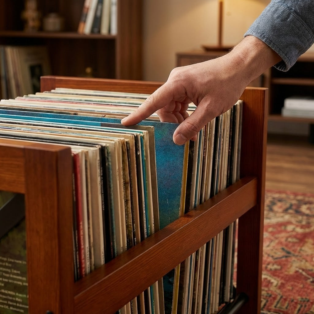 Industrial – Houten LP-Opslag | 50+ LP's