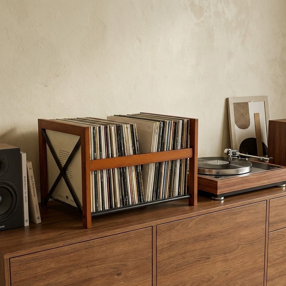 Industrial – Houten LP-Opslag | 50+ LP's