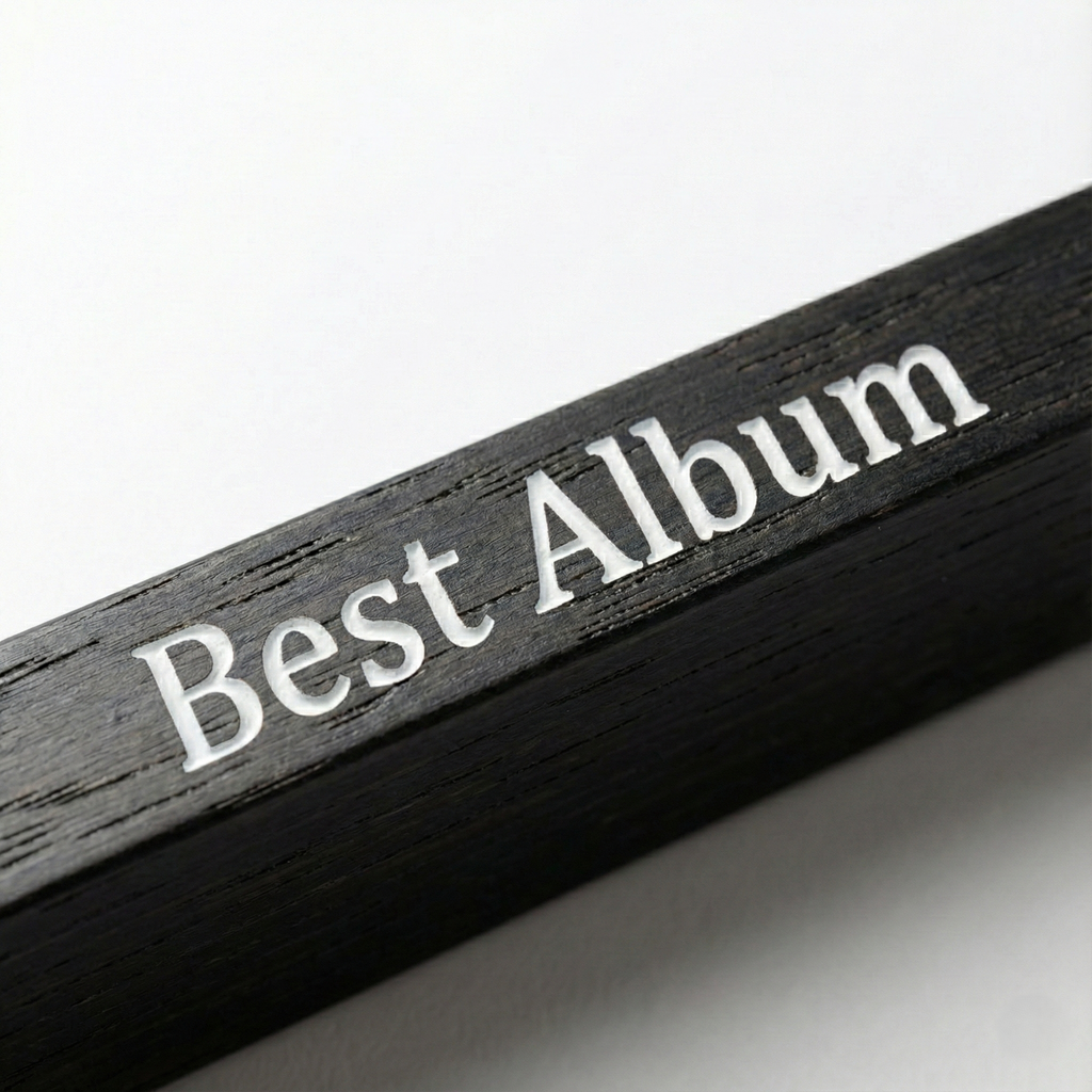 Zwarte Houten LP Lijst | Frame voor Vinyl Albumhoes