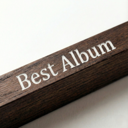 Bruine Houten LP Lijst | Frame voor Vinyl Albumhoes