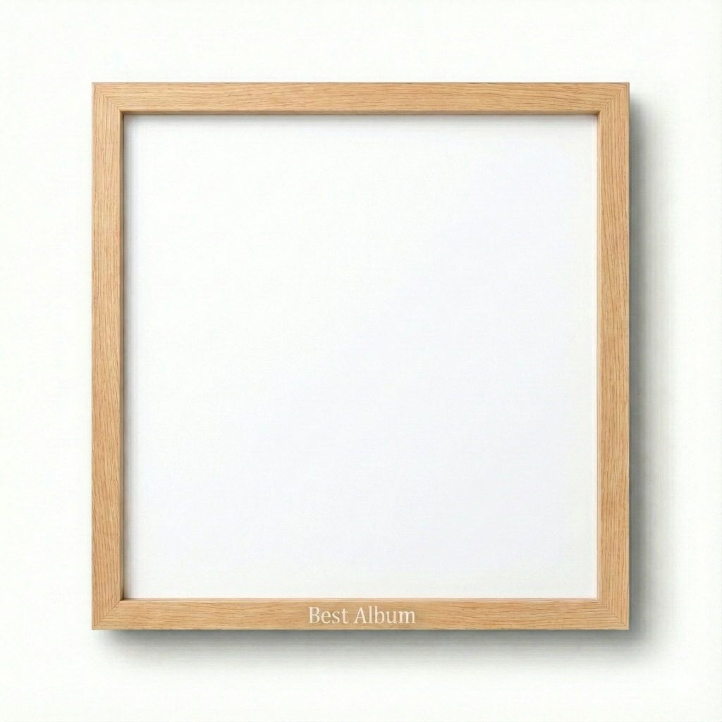 Lichte Houten LP Lijst | Frame voor Vinyl Albumhoes