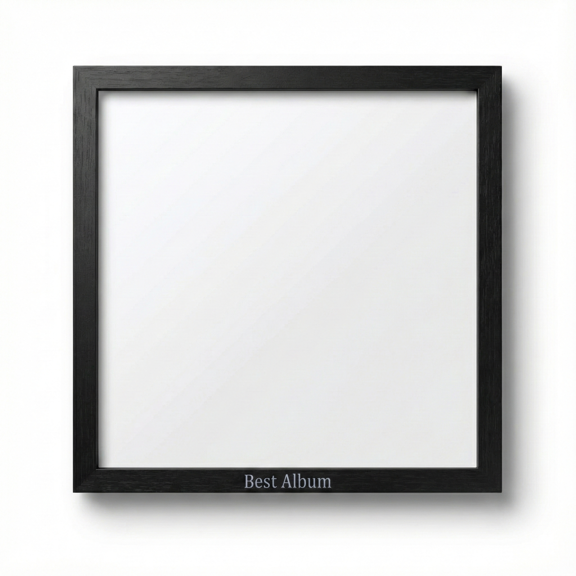 Zwarte Houten LP Lijst | Frame voor Vinyl Albumhoes