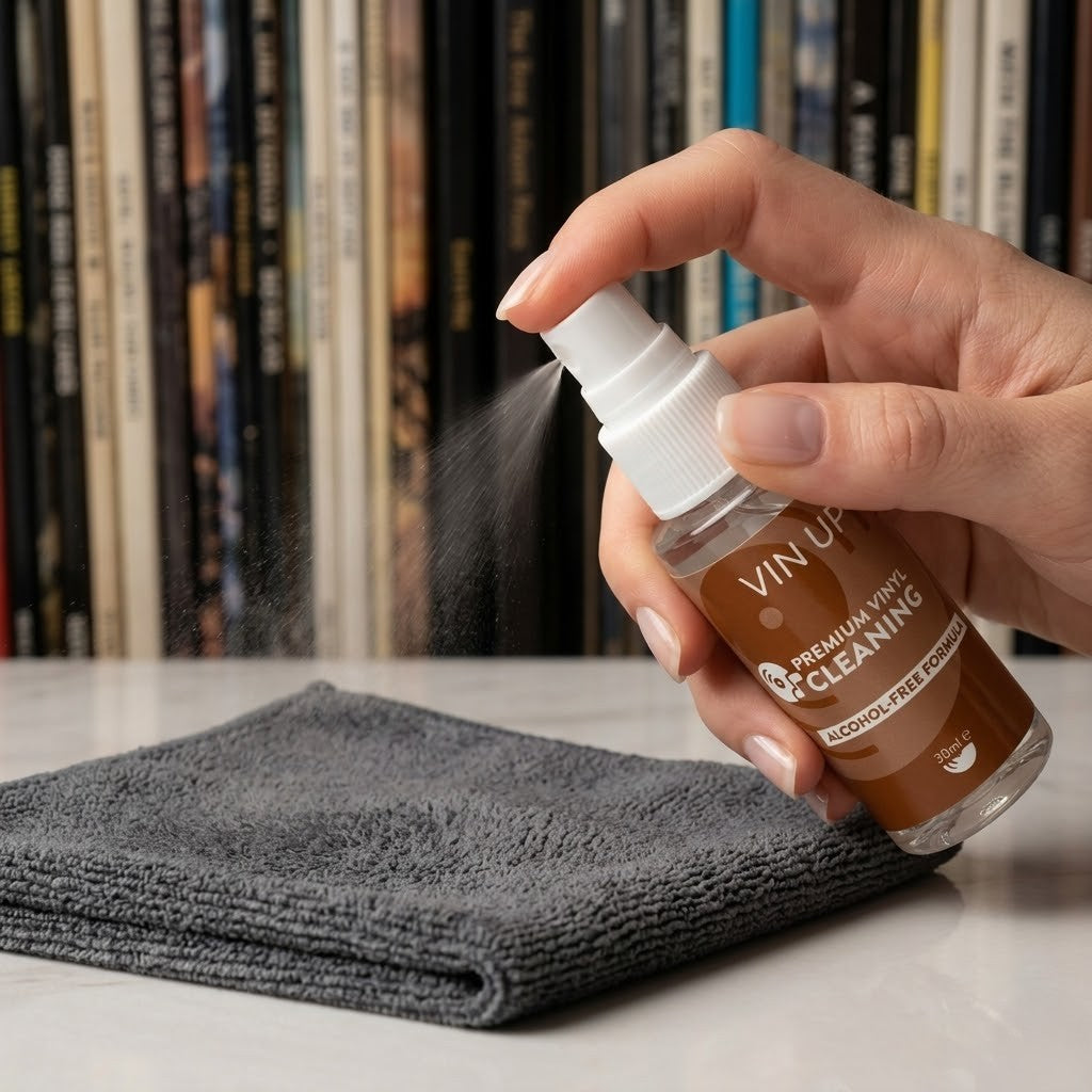 Vinyl Cleaning Spray (30ml) – Premium Anti-Statische Formule